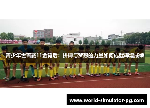 青少年世青赛11金背后:拼搏与梦想的力量如何成就辉煌成绩 青少年世青赛11金背后:拼搏与梦想的力量如何成就辉煌成绩